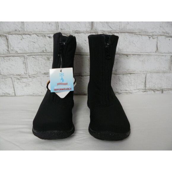 $95 Propet Black Mid Zip Madi Heat Retaining Waterproof Snow  $95 Propet Black Mid Zip Madi Heat Retaining Waterproof Snow Boots 6.5 NEW